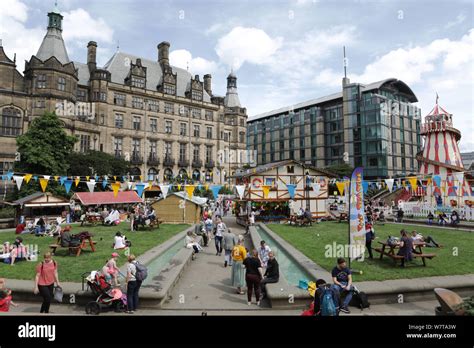 Peace Gardens Sheffield, South Yorkshire, UK Stock Photo - Alamy