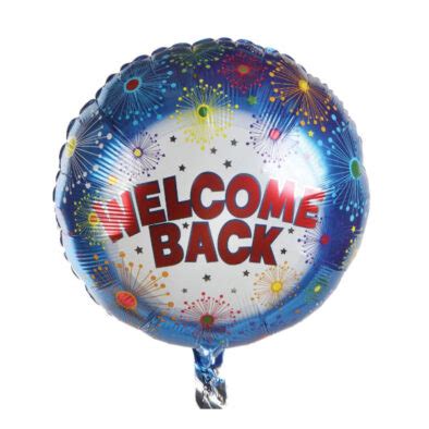 Fireworks “Welcome Back!” Foil Balloons, 17 in. – Sig's Party 'N Gifts