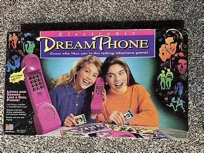 Vintage Milton Bradley Electronic Dream Phone Board Game 1991 32244042478 | eBay