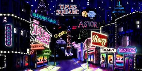 Vintage-Times-Square-Scenic-Backdrop | Guys and dolls, Backdrops, Doll sets