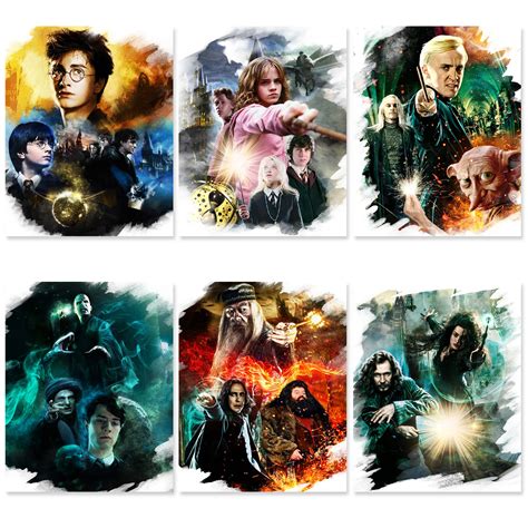 Buy JUMANT Harry Potter Set - 8x10 - Hogwarts - Slytherin Decor - Wizarding World - Hogwarts ...