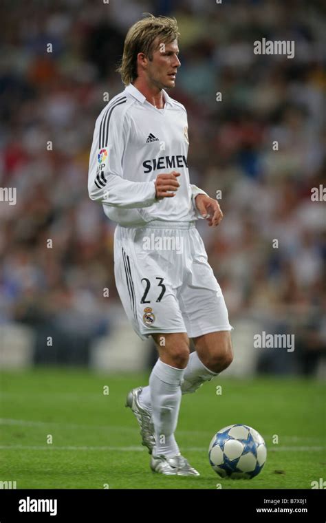 David Beckham, with Real Madrid Football Club Stock Photo - Alamy