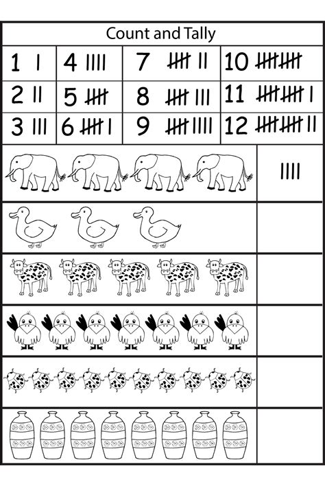 Tally Graph Worksheets