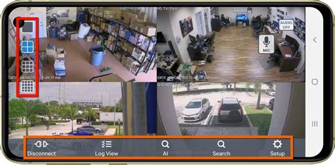 View Security Cameras from Android App