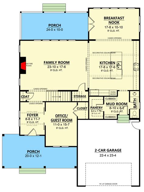 Loft Floor Plan, Loft Plan, House Floor Plans, Modern Farmhouse Plans, House Plans Farmhouse ...