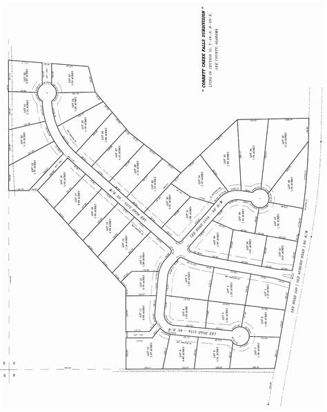 Crossroad Construction - Corbett Creek Falls Subdivision Plat