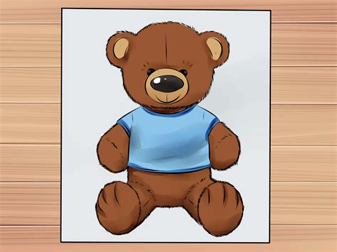 4 Ways to Draw a Teddy Bear - wikiHow