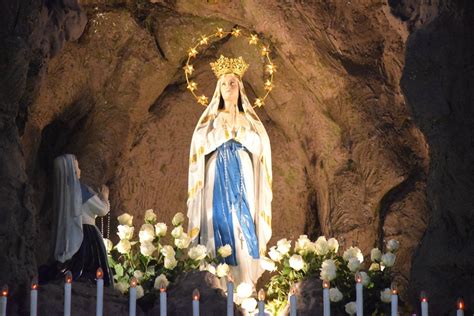 Altar image of our lady of lourdes National shrine Retiro qc | Our lady of lourdes, Blessed ...