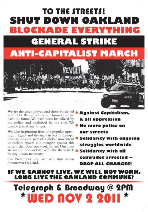 General Strike Posters - Occupy Oakland