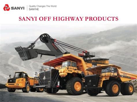 Sany mining equipment series