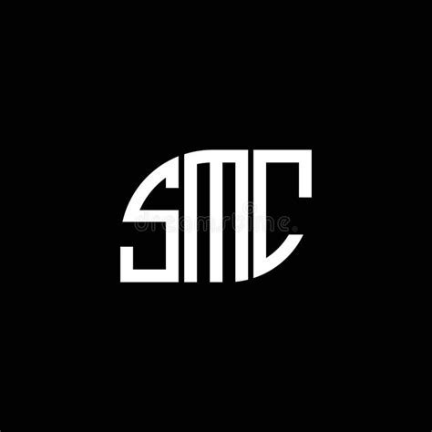 SMC Letter Logo Design on Black Background. SMC Creative Initials ...