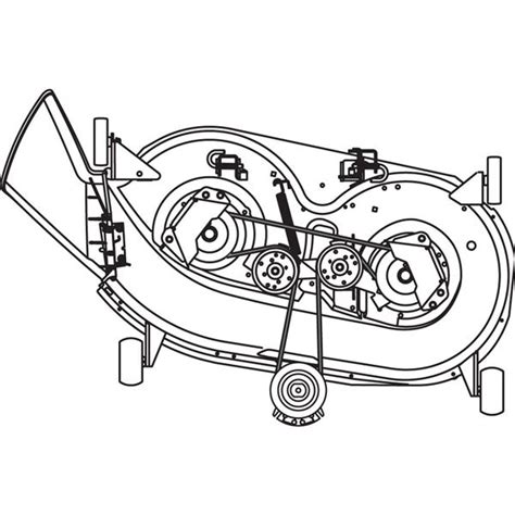 Troy-bilt Mower Deck Diagram