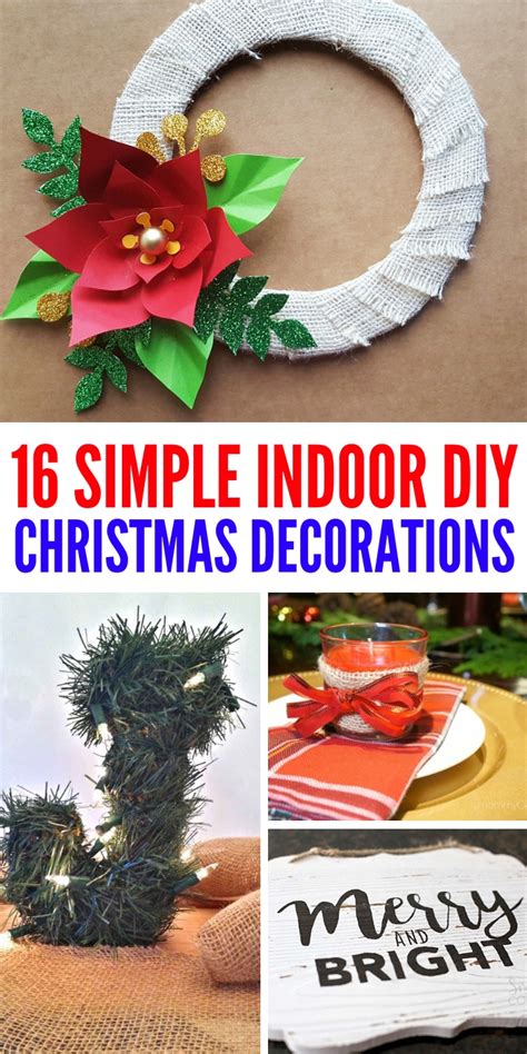 16 DIY Indoor Christmas Decorations | Make Your Home Merry and Bright