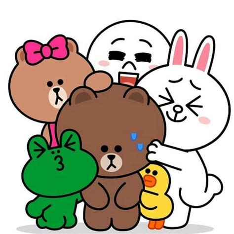 Line friends | Line friends, Cartoon wallpaper, Line sticker