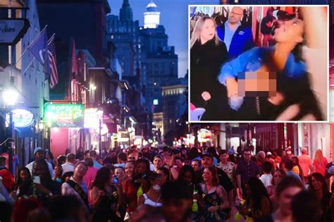 Woman's NSFW flashing on Bourbon Street during Sugar Bowl broadcasted on ESPN - New York Express