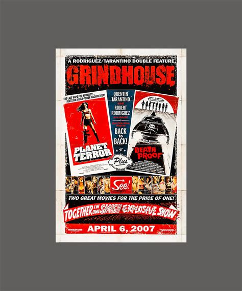 Grindhouse movie poster Tapestry - Textile by Dominic Thomas - Fine Art ...