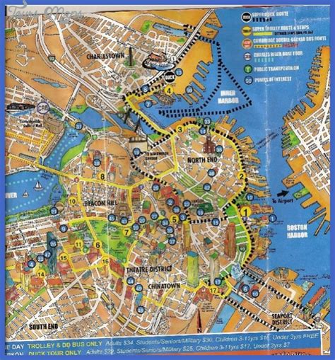 Boston Map Tourist Attractions - ToursMaps.com