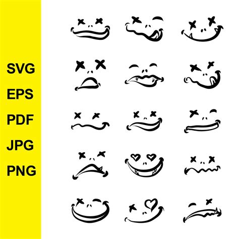 Smiley Face Svg / Happy Face Trendy Cricut Design Vector - Etsy