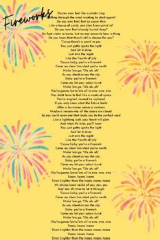 Katy Perry Firework Lyrics