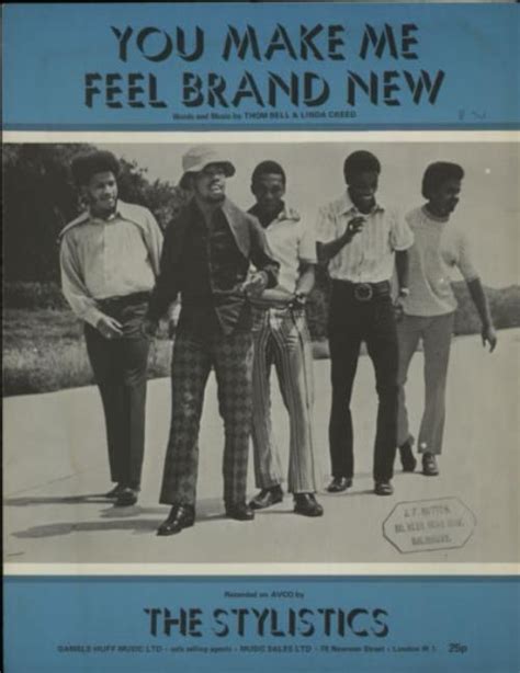 The Stylistics You Make Me Feel Brand New UK sheet music (604611) SHEET ...