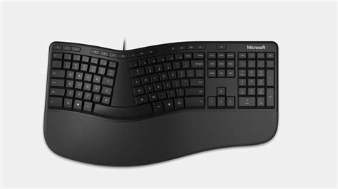 Microsoft Ergonomic keyboard USB QWERTY Black LXM-00004