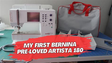 [724]UNBOXING: Bernina Artista 180 Artlink Special Edition 2000 Pre ...