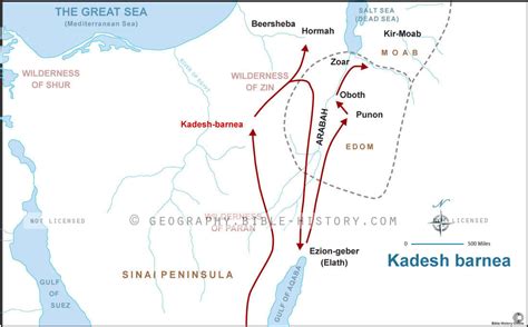 Numbers Kadesh Barnea - Bible History