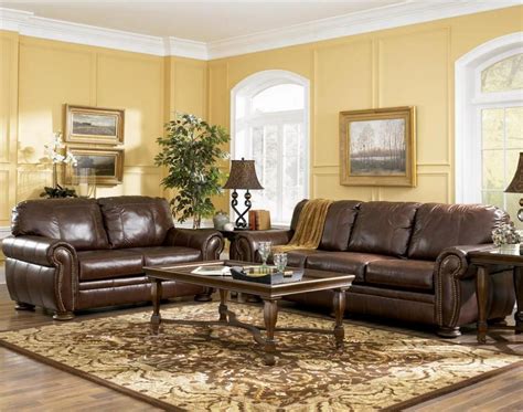 Living Room Color Ideas With Brown Leather Furniture : High Quality Leather Sofa Sets | Bodenowasude