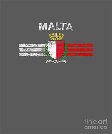 Maltese Flag Maltese Emblem Malta Flag Tapestry - Textile by Aiden Holmes