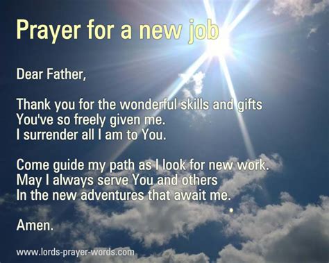 Novena prayer for finding a job | Prayer for a New Job