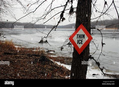 Thin Ice. Thin Ice Stock Photo - Alamy