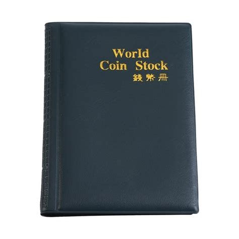 Mgaxyff Coin Folder, Coin Albums,New Design 120 Pockets 10 Pages World ...