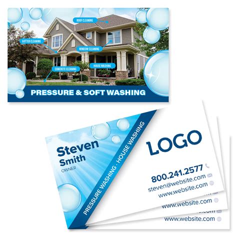 Pressure Washing Business Card - Power Washing Print Designs ...