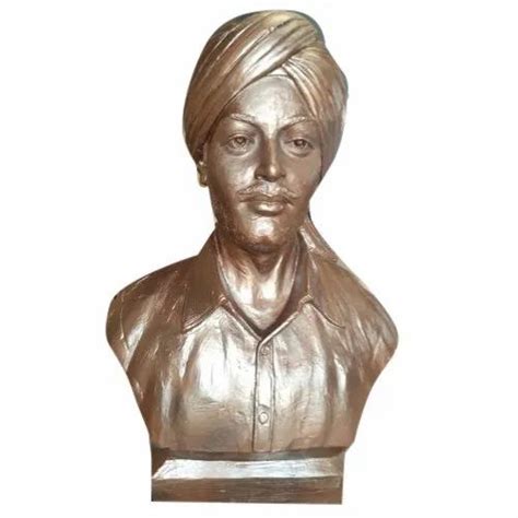 Golden Bhagat Singh Ji Fiber Statue, For Exterior Decor at Rs 35000 in Bhopal