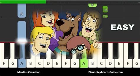 Scooby Doo Theme Song Piano Tutorial – Notes