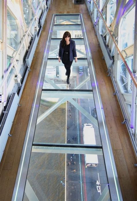 Tower Bridge unveils glass walkway above River Thames in London | Glass ...