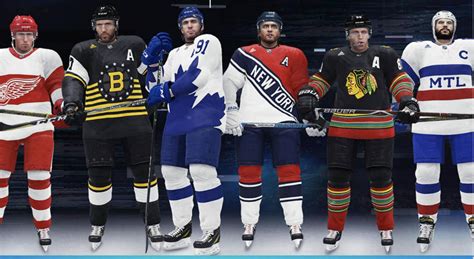 Custom jerseys for Original Six teams in NHL 19 unveiled