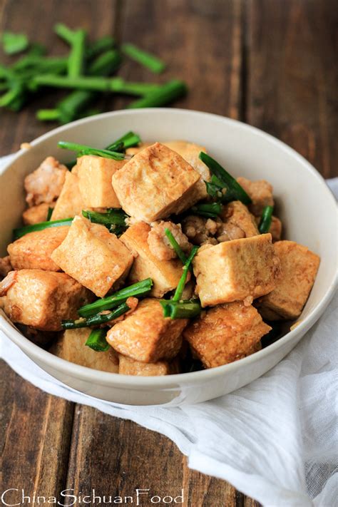 Tofu Stir fry with Minced Pork - China Sichuan Food