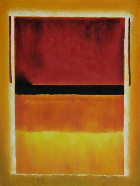 Mark Rothko - Untitled (Violet, Black, Orange, Yellow on White and Red) 1949 : museum