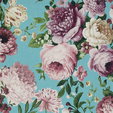 Arthouse Tapestry Floral Textured Botanical Teal Pink Wallpaper