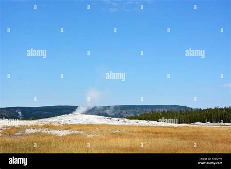 Old faithful geyser Stock Photo - Alamy