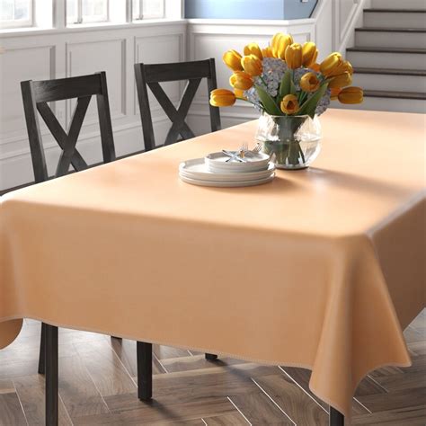 The Holiday Aisle® Heavy Duty Tablecloth & Reviews | Wayfair