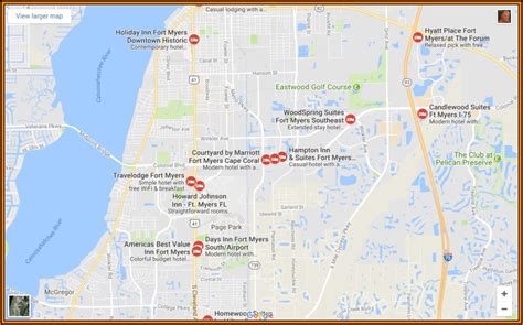 Map Fort Myers Fl Area - map : Resume Examples #X42MGzzYkG