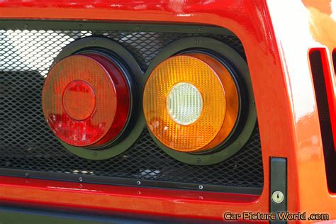 1991 Ferrari F40 Tail Lights Picture