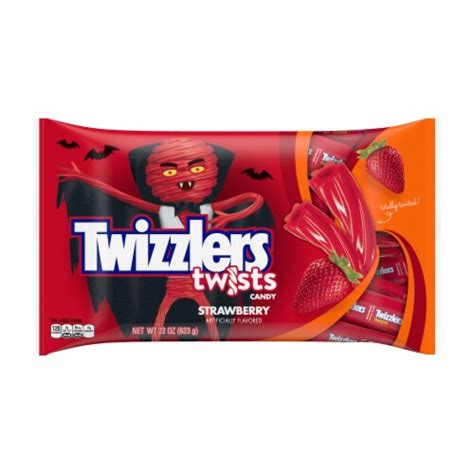 TWIZZLERS Halloween Strawberry Twist Candy Snack Size Bag, 22 oz - Kroger