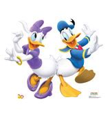 Life-size Donald Duck & Daisy Dancing Cardboard Standup | Cardboard Cutout