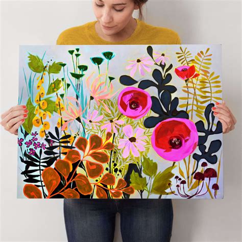 "How Does Your Garden Grow?" - Painting Limited Edition Art Print by Jess Franks. in 2021 | Art ...