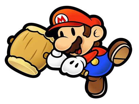 Paper Mario Hammer - Free Coloring Pages