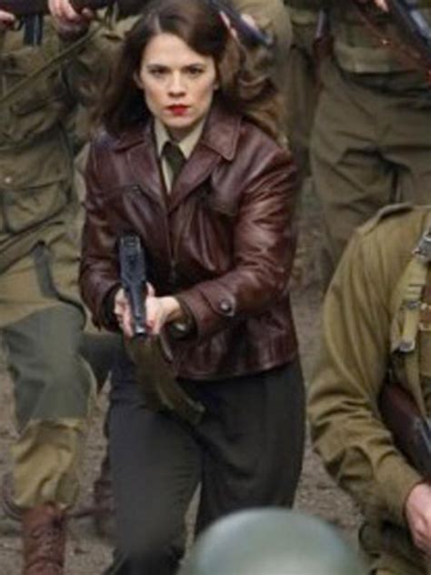 The First Avenger Captain America Peggy Carter Hayley Atwell jacket