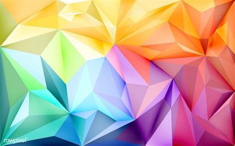 Colorful Polygon Wallpapers - Top Free Colorful Polygon Backgrounds - WallpaperAccess